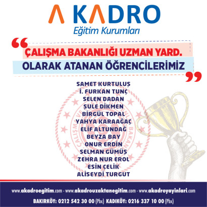  ÇALIŞMA BAKANLIĞI