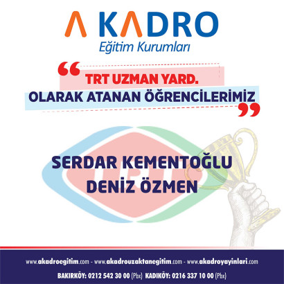  TRT UZMAN YARDIMCILIĞI