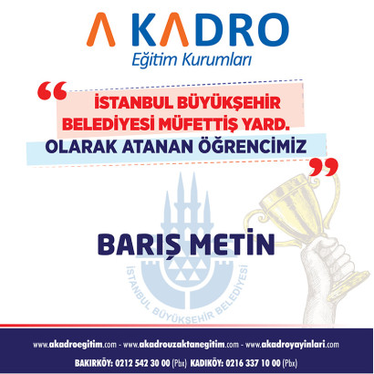  İSTANBUL BÜYÜKŞEHİR MÜFETTİŞ YARD.