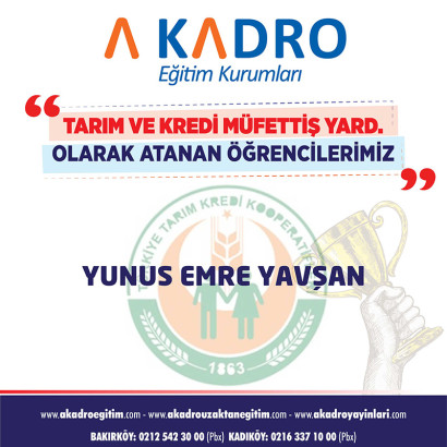  TARIM VE KREDİ MÜF. 