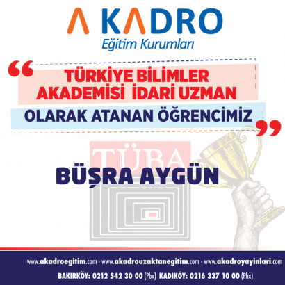 TÜRKİYE BİLİMLER AKADEMİSİ İDARİ UZMANLIK