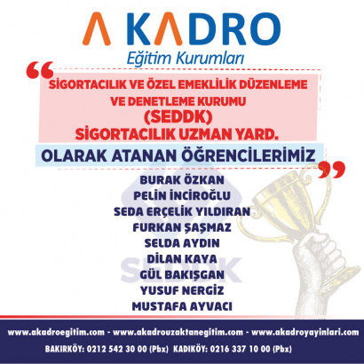 SİGORTACILIK UZMAN YARDIMCILIĞI