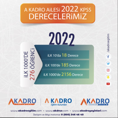 2022 KPSS DERECELERİMİZ