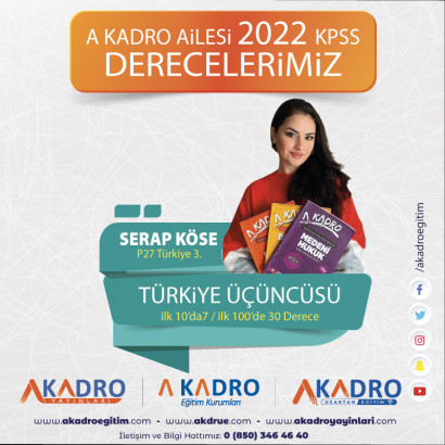 2022 KPSS DERECELERİMİZ 3