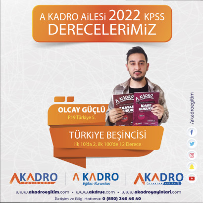 2022 KPSS DERECELERİMİZ 5