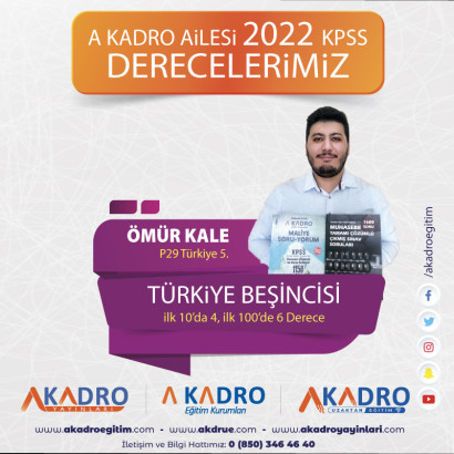 2022 KPSS DERECELERİMİZ 5