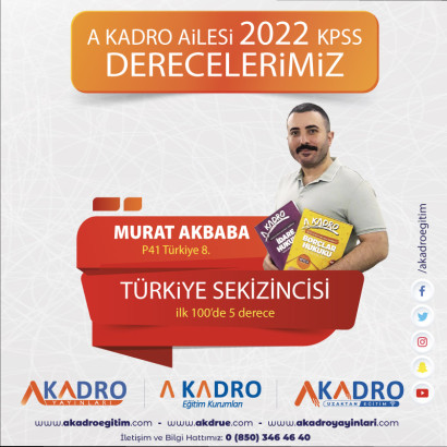 2022 KPSS DERECELERİMİZ 8