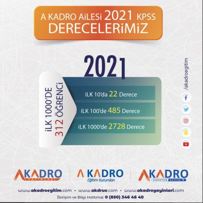 2021 KPSS DERECELERİMİZ