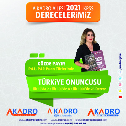 2021 KPSS DERECELERİMİZ 10