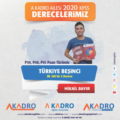2020 KPSS DERECELERİMİZ 5