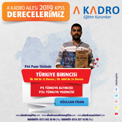 2019 KPSS DERECELERİMİZ 1