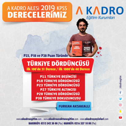 2019 KPSS DERECELERİMİZ 4