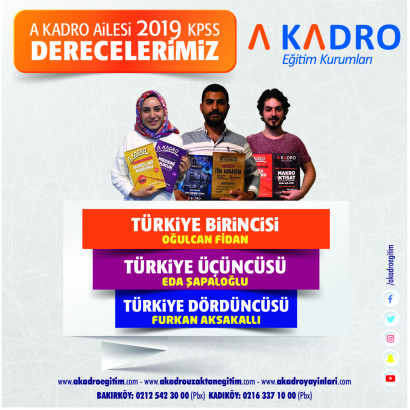 2019 KPSS DERECELERİMİZ KÜRSÜ
