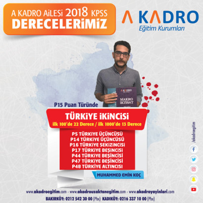 2018 KPSS DERECELERİMİZ 2