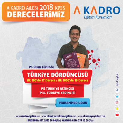 2018 KPSS DERECELERİMİZ 4