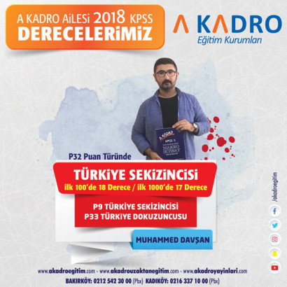 2018 KPSS DERECELERİMİZ 8