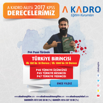 2017 KPSS DERECELERİMİZ 1,1