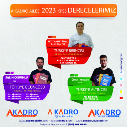 2023 Dereceleri