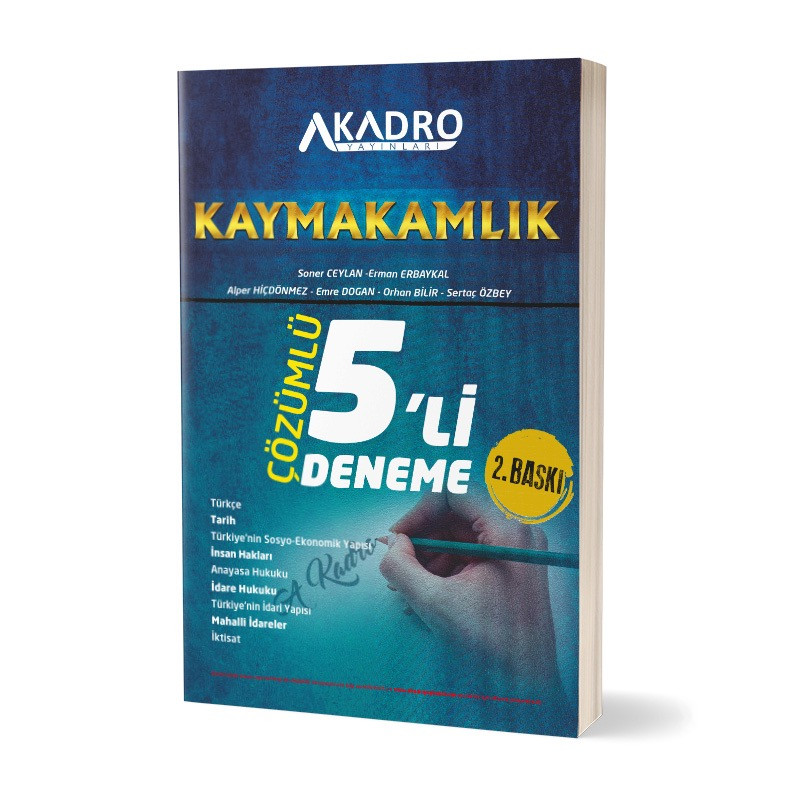 Kaymakamlık Çözümlü 5 Deneme